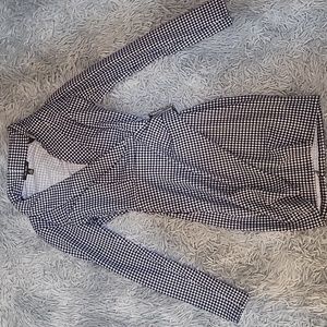 Black and White Tight Long Sleeve dress from City Studio Size 0